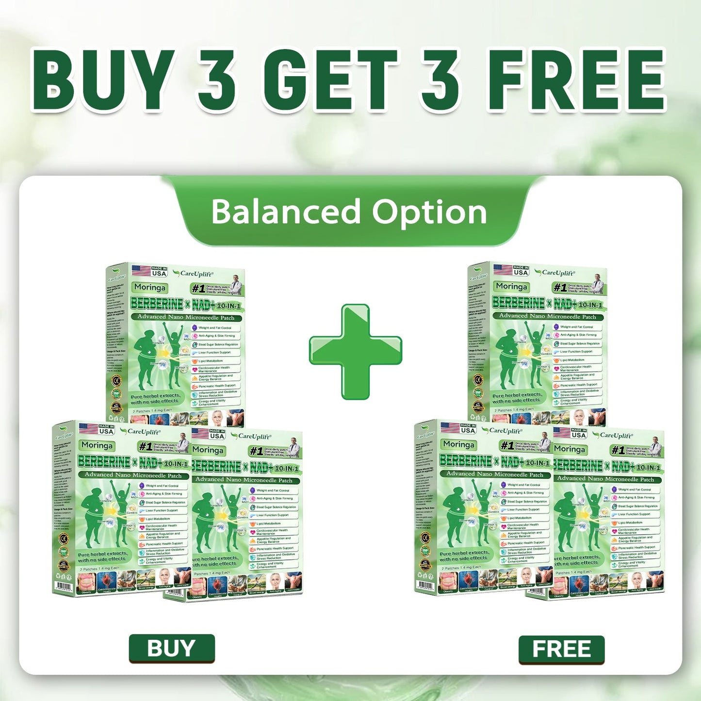 𝐎𝐟𝐟𝐢𝐜𝐢𝐚𝐥 𝐔𝐒 𝐒𝐭𝐨𝐫𝐞 | 🧑‍⚕️🩺 𝐂𝐚𝐫𝐞𝐔𝐩𝐥𝐢𝐟𝐭® Moringa · Berberine × NAD+ 𝟏𝟎-𝐢𝐧-𝟏 𝐀𝐝𝐯𝐚𝐧𝐜𝐞𝐝 𝐍𝐚𝐧𝐨 𝐌𝐢𝐜𝐫𝐨𝐧𝐞𝐞𝐝𝐥𝐞 𝐏𝐚𝐭𝐜𝐡 — 𝐎𝐧𝐜𝐞 𝐃𝐚𝐢𝐥𝐲, 𝐕𝐢𝐬𝐢𝐛𝐥𝐞 𝐑𝐞𝐬𝐮𝐥𝐭𝐬 𝐢𝐧 𝟕 𝐃𝐚𝐲𝐬