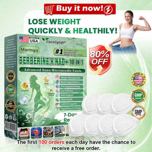 🇺🇸 𝐎𝐟𝐟𝐢𝐜𝐢𝐚𝐥 𝐔𝐒 𝐒𝐭𝐨𝐫𝐞 | 🧑‍⚕️🩺 𝐂𝐚𝐫𝐞𝐔𝐩𝐥𝐢𝐟𝐭® Moringa · Berberine × NAD+ 𝟏𝟎-𝐢𝐧-𝟏 𝐀𝐝𝐯𝐚𝐧𝐜𝐞𝐝 𝐍𝐚𝐧𝐨 𝐌𝐢𝐜𝐫𝐨𝐧𝐞𝐞𝐝𝐥𝐞 𝐏𝐚𝐭𝐜𝐡 — 𝐎𝐧𝐜𝐞 𝐃𝐚𝐢𝐥𝐲, 𝐕𝐢𝐬𝐢𝐛𝐥𝐞 𝐑𝐞𝐬𝐮𝐥𝐭𝐬 𝐢𝐧 𝟕 𝐃𝐚𝐲𝐬